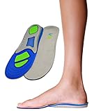 Children's Athletic Gel Insoles for Cushion and Comfort for Active Children ((24 CM) Kids Size 2-6)