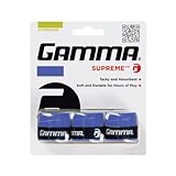 GAMMA Supreme Overgrip, Blue 3 Pack