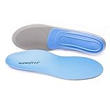 Superfeet All-Purpose Support Medium Arch Insoles (Blue) - Trim-To-Fit Orthotic Shoe Inserts -...