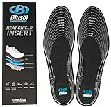 Blusol Shoe Inserts - Burning Feet Relief - NASA Grade Technology, Easily Adheres to Cleat Insoles...