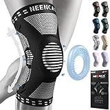 Knee Brace with Gel Pad & Side Stabilizers for ACL, PCL, Meniscus Injury Recovery and Pain Relief