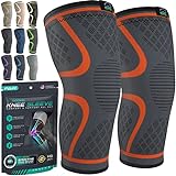 Modvel Compression Knee Brace for Women & Men - 2 Pack Knee Brace for Women Running Knee Pain, Knee...