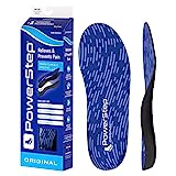 PowerStep Original Insoles - Arch Pain Relief Orthotics for Tight Shoes - Foot Support for Plantar...